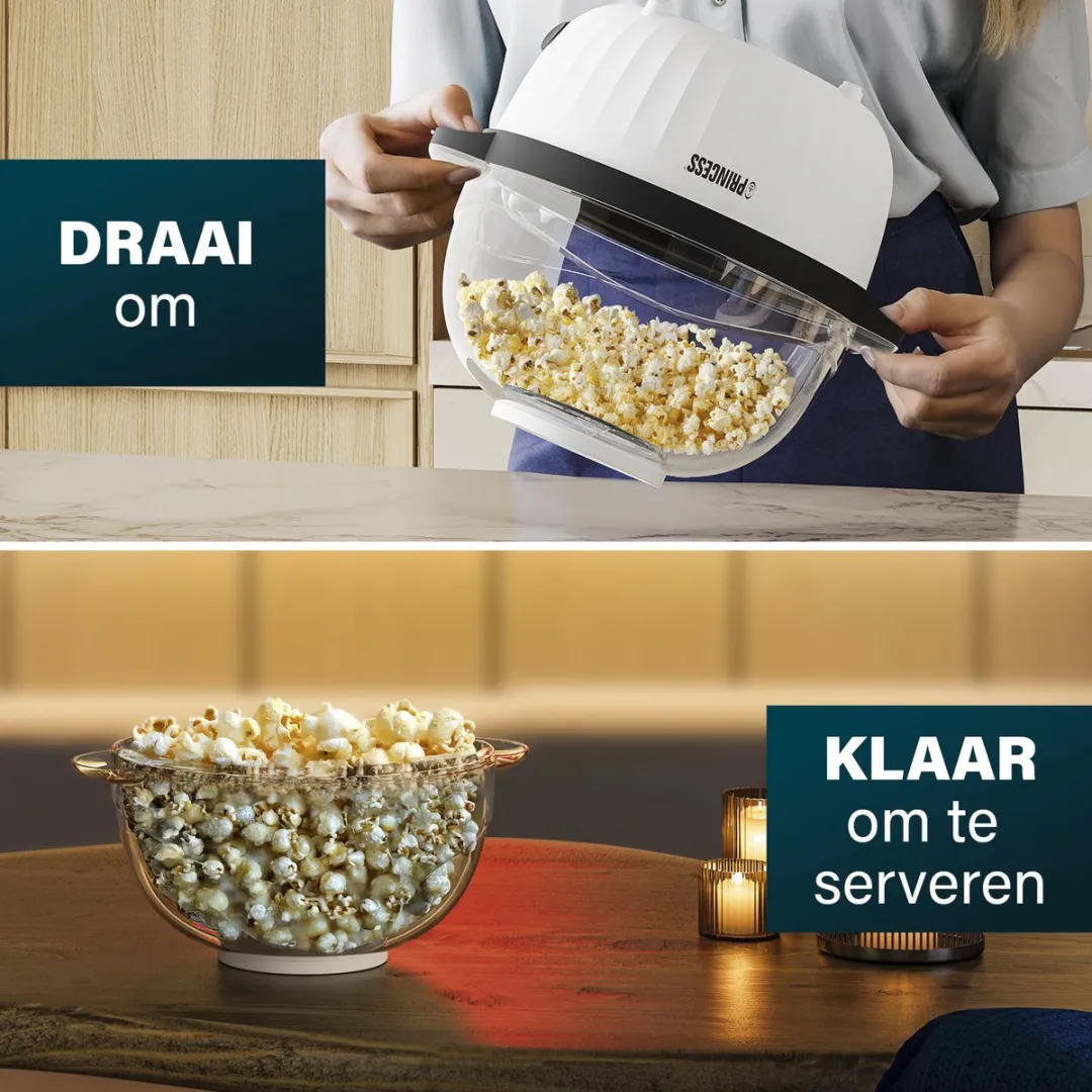 Princess 292980 Popcornmaker 450W - Wit