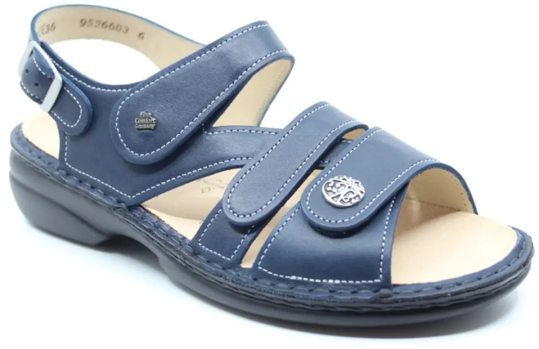 FinnComfort dames sandalen blauw maat 42