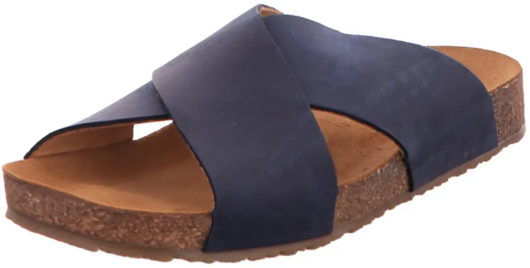 Haflinger heren slippers blauw maat 45