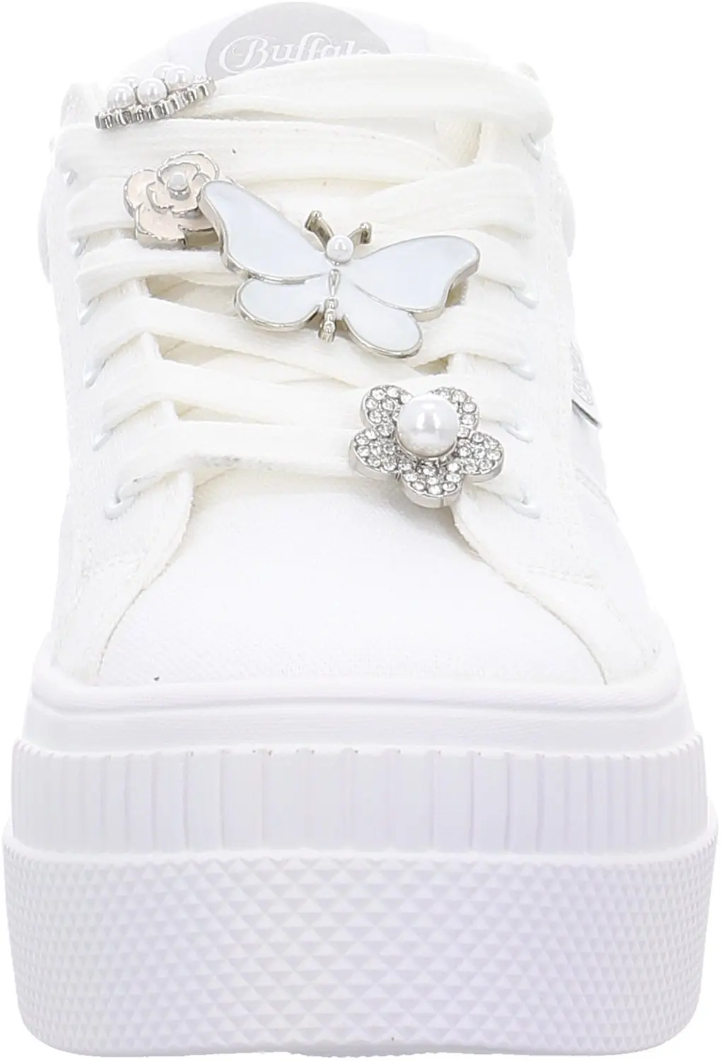 Buffalo Paired Bloom Dames Sneakers - Wit - 41 - afbeelding 2 van 6