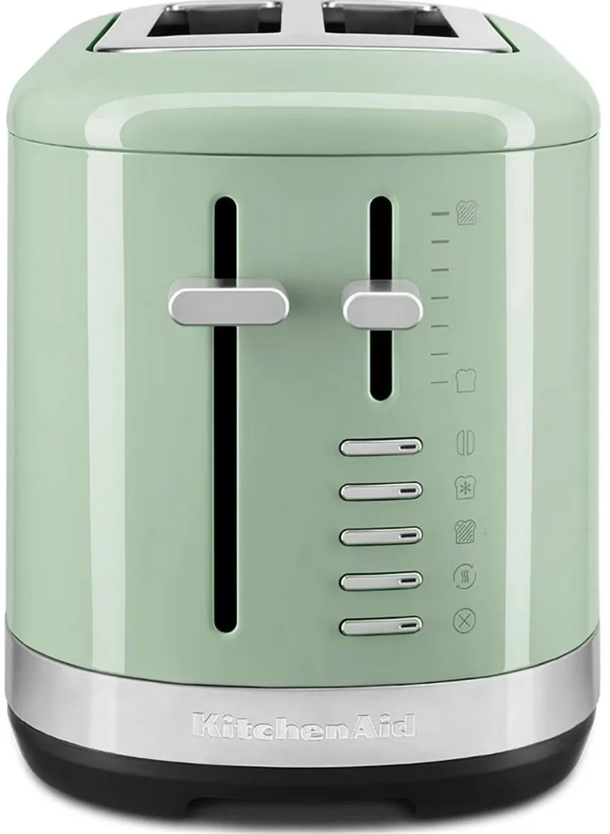 KitchenAid 5KMT2109EPT Broodrooster - 2 Sleuven 1100W - Groen - afbeelding 2 van 5