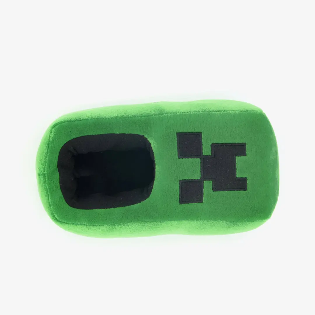 Minecraft kinder pantoffels groen - Maat 34/35 - Sloffen
