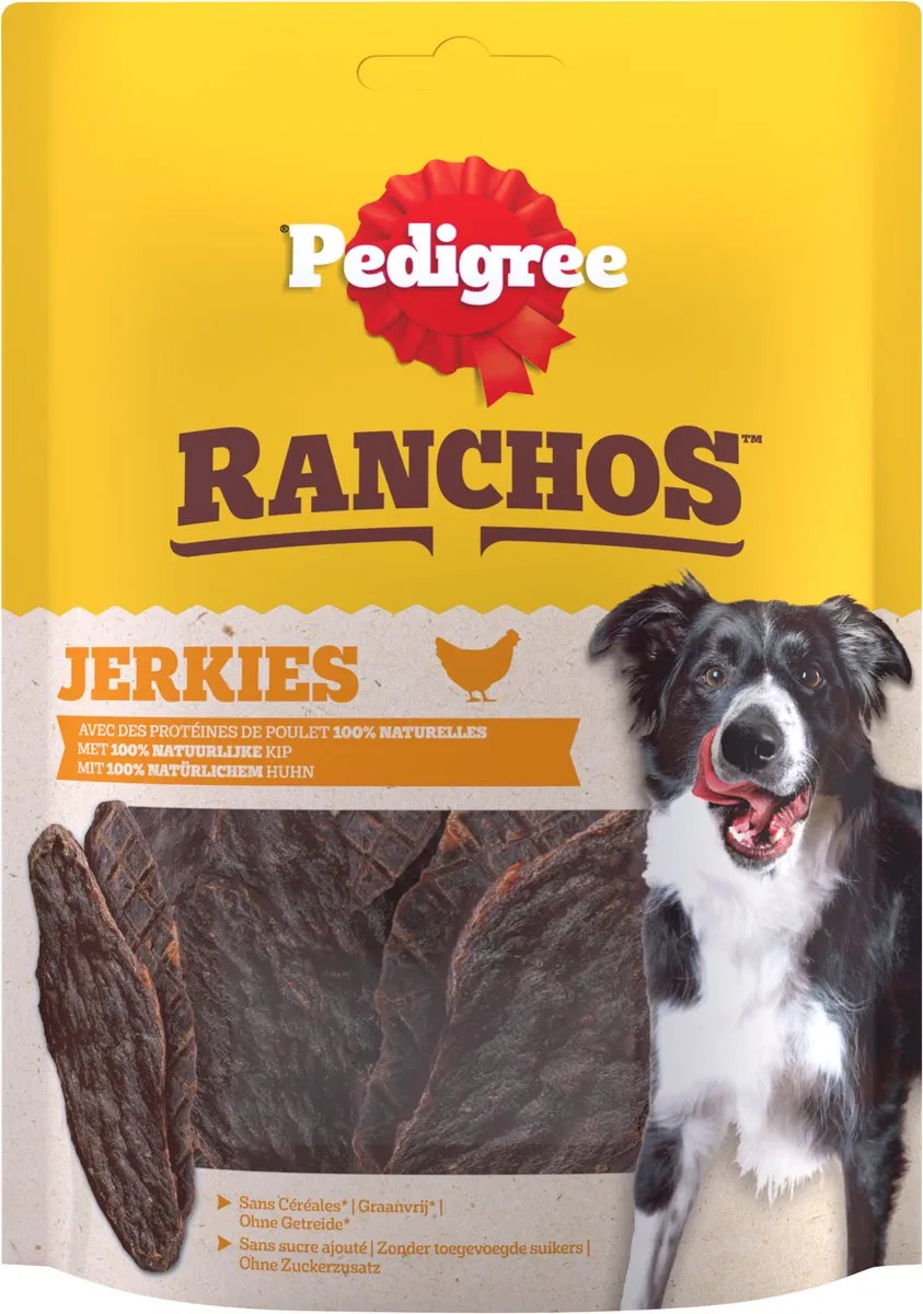 Pedigree Ranchos Jerkies Kip - 7x70g