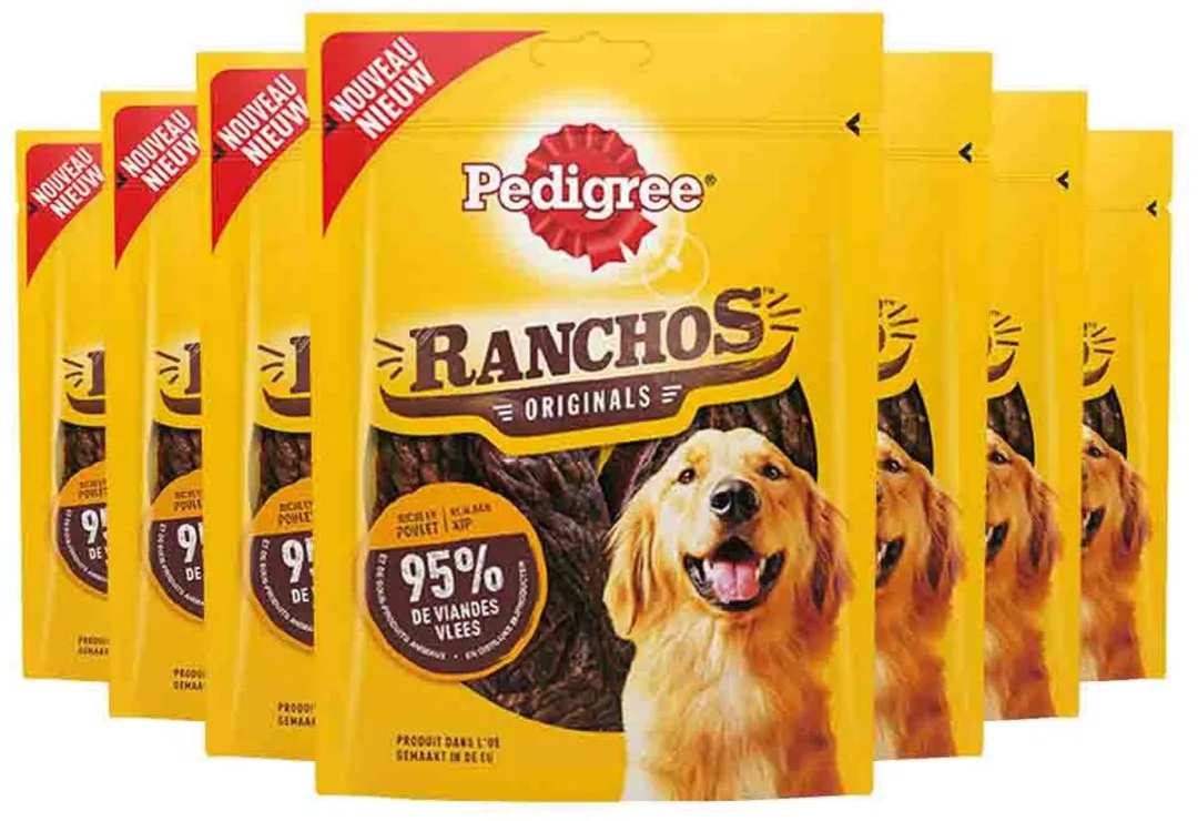 Pedigree Ranchos Jerkies Kip - 7x70g