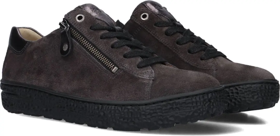 Hartjes 162.1401 Phil Sneakers - Suède - Dames - Grijs - Maat 38,5 - afbeelding 4 van 6