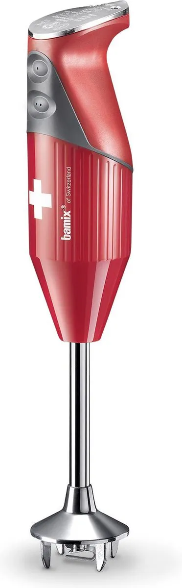 Bamix SwissLine Staafmixer MX100080 - 200W - Rood