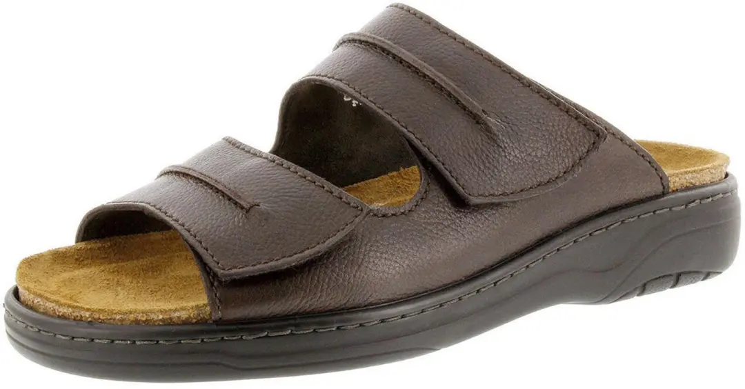 Solidus heren slippers bruin maat 42.5