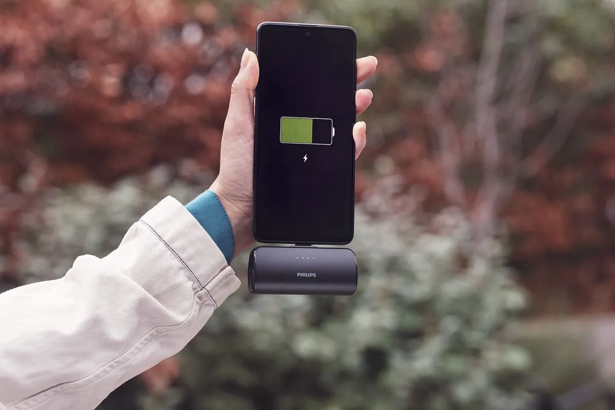 Philips Powerbank USB-C 2500mAh - Zwart