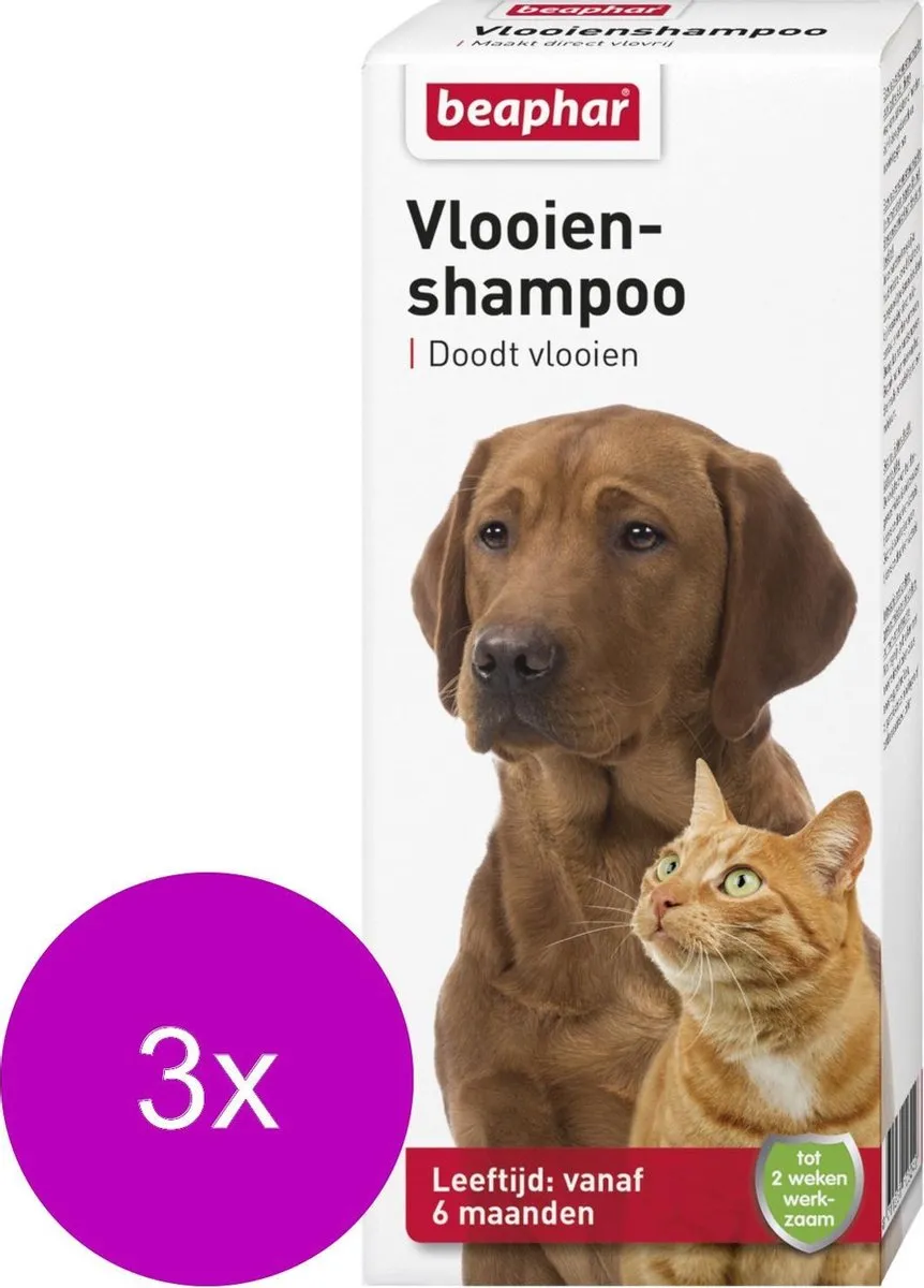 Beaphar Vlooienshampoo Knock-Down Hond