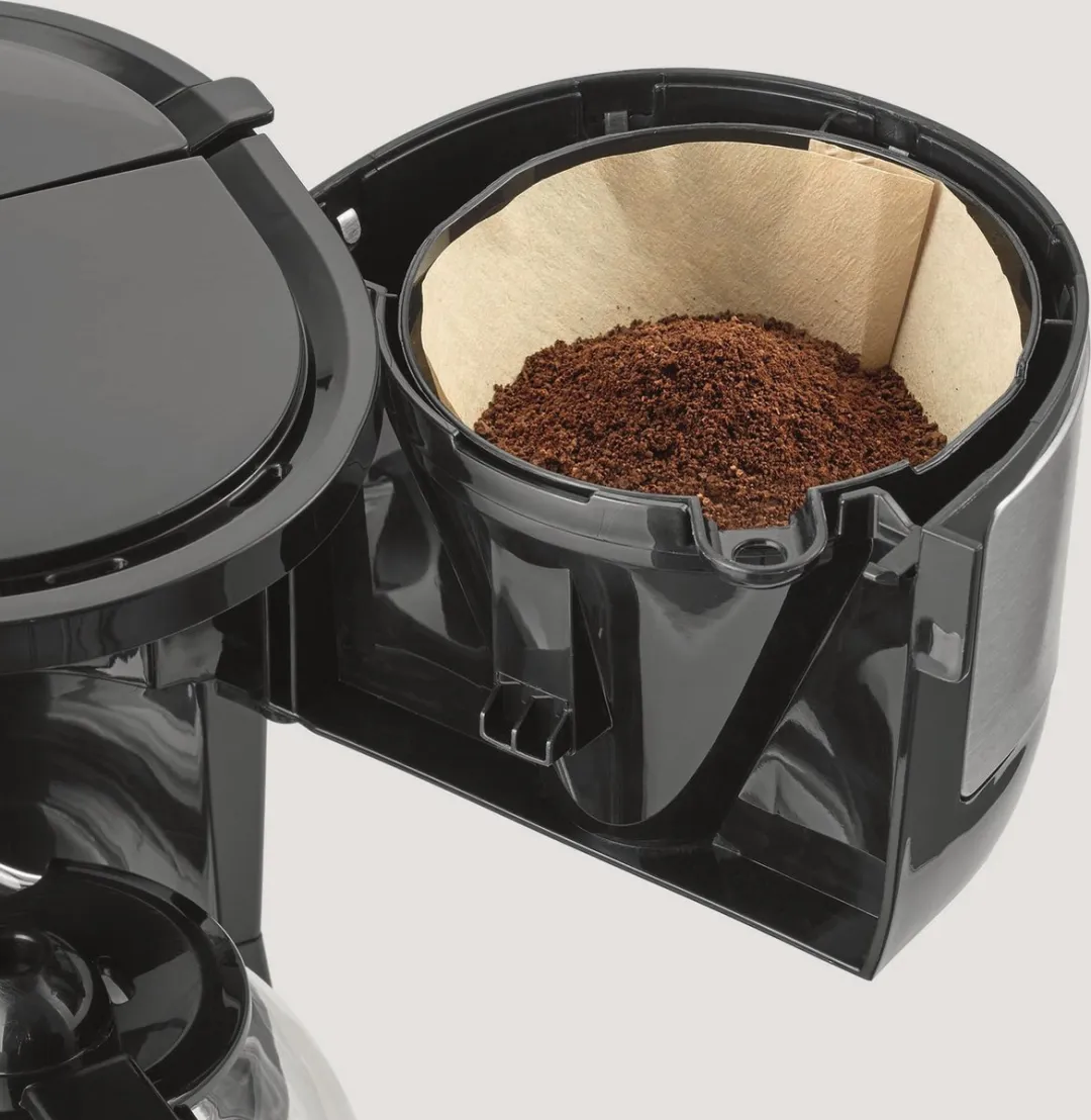 Severin KA 4808 Koffiezetter 4 Koppen - 0,5L - Zwart/RVS