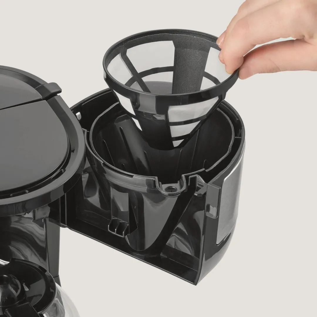 Severin KA 4808 Koffiezetter 4 Koppen - 0,5L - Zwart/RVS