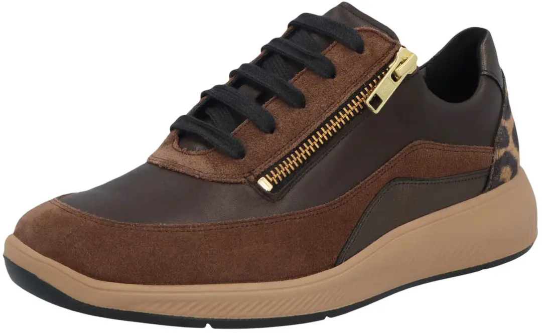 Solidus dames sneakers bruin maat 38