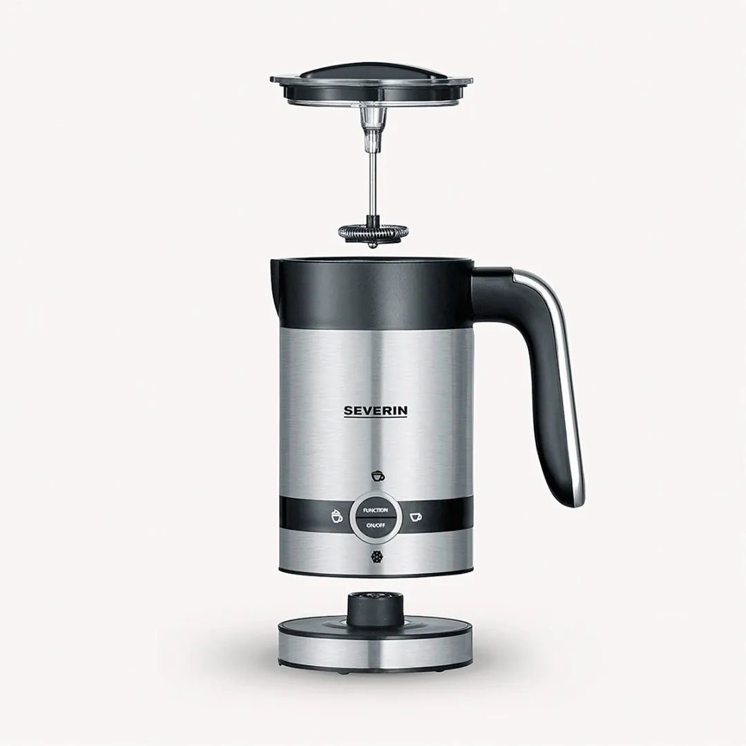 Severin SM 3584 Melkopschuimer 450W - Zilverkleurig - afbeelding 6 van 6