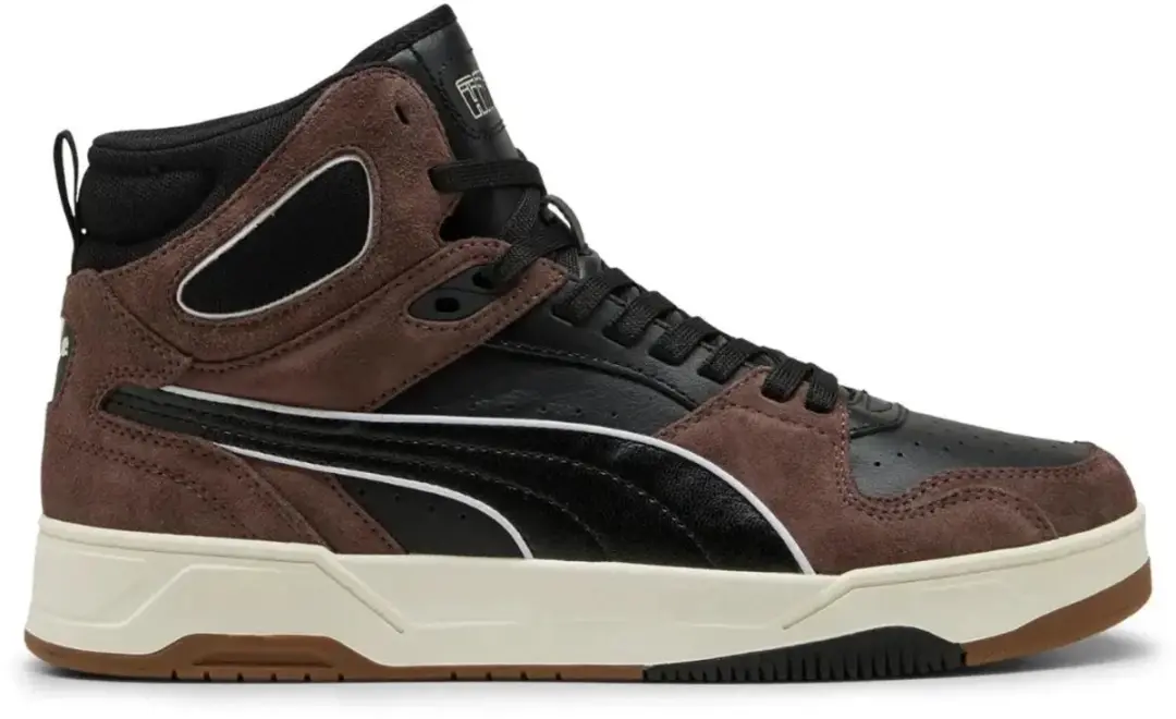 Puma rbd break mid sd in de kleur bruin.
