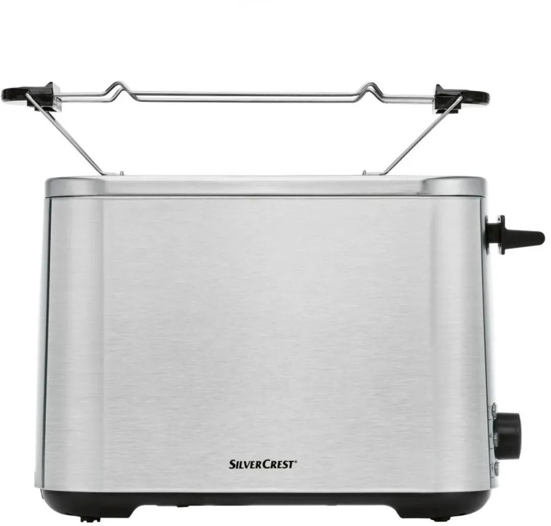 Silvercrest RVS Broodrooster 850W - 2 Sandwiches
