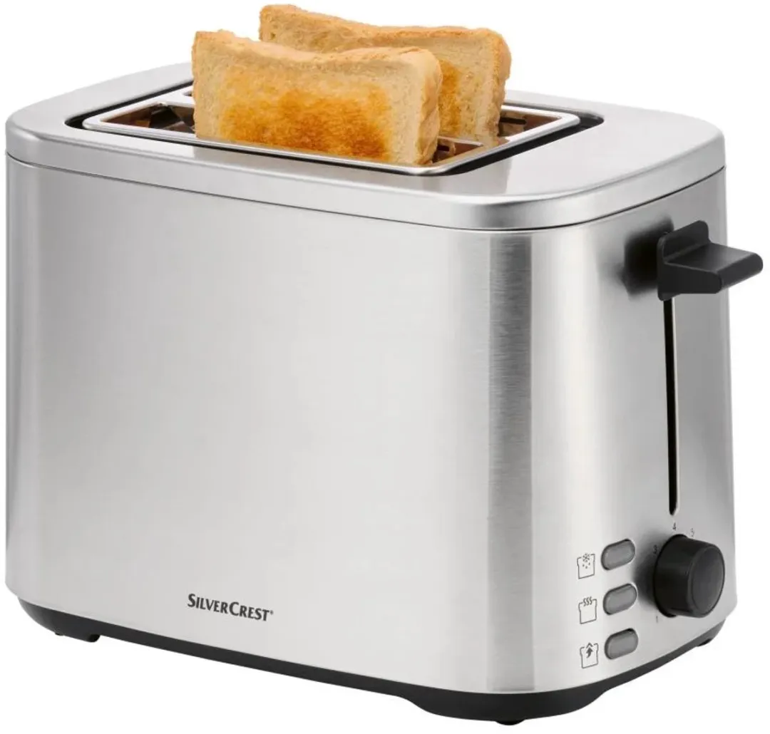 Silvercrest RVS Broodrooster 850W