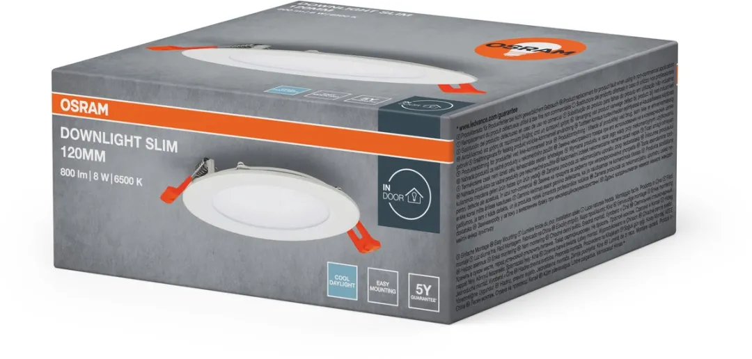 Osram Downlight Slim 120mm LED 8W 6500K Koelwit