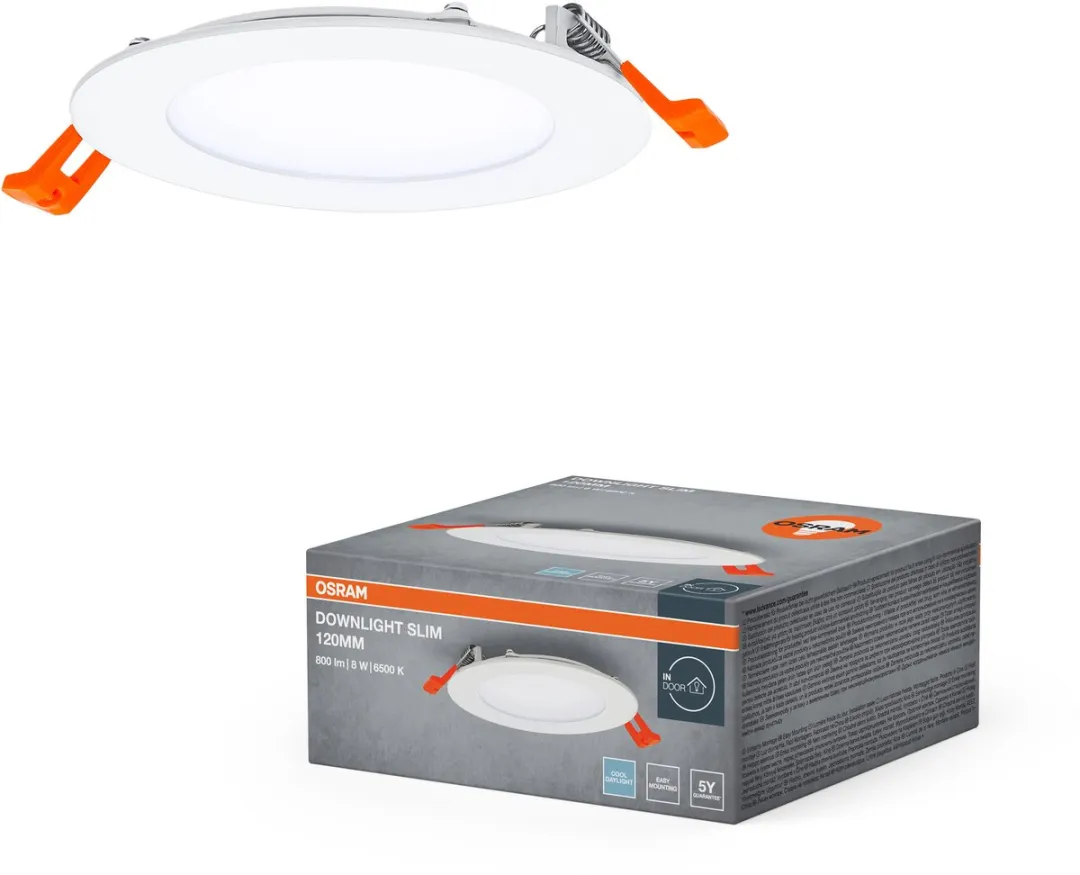 Osram Downlight Slim 120mm LED 8W 6500K Koelwit