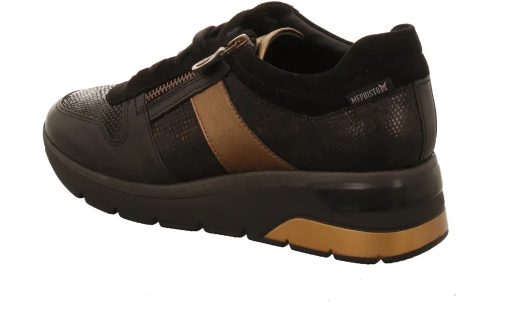 Mephisto ELISIA Dames Sneakers - Zwart - 38.5 - afbeelding 5 van 5