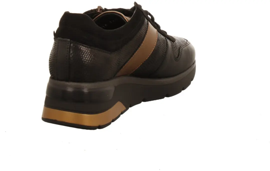 Mephisto ELISIA Dames Sneakers - Zwart - 38.5 - afbeelding 3 van 5