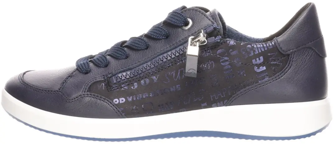 ara dames sneakers blauw maat 38.5