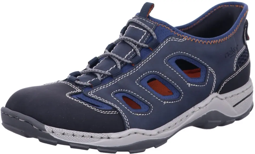Rieker heren instappers blauw maat 43