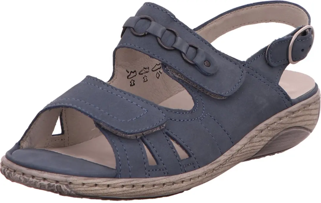 Waldläufer dames sandalen blauw maat 41.5
