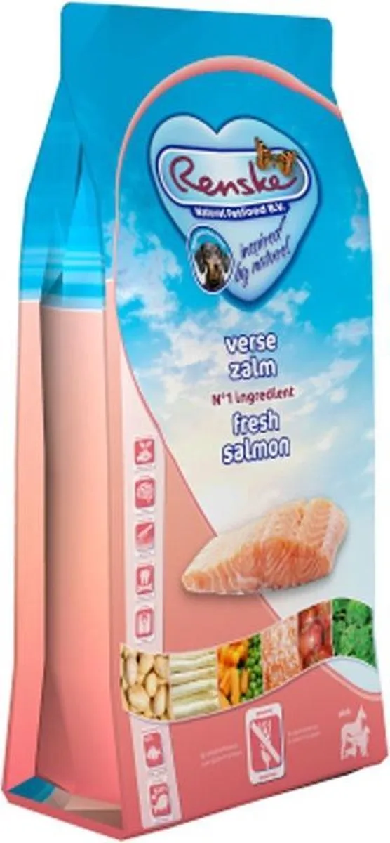 Renske Super Premium Adult Verse Zalm Graanvrij Droogvoer 600g