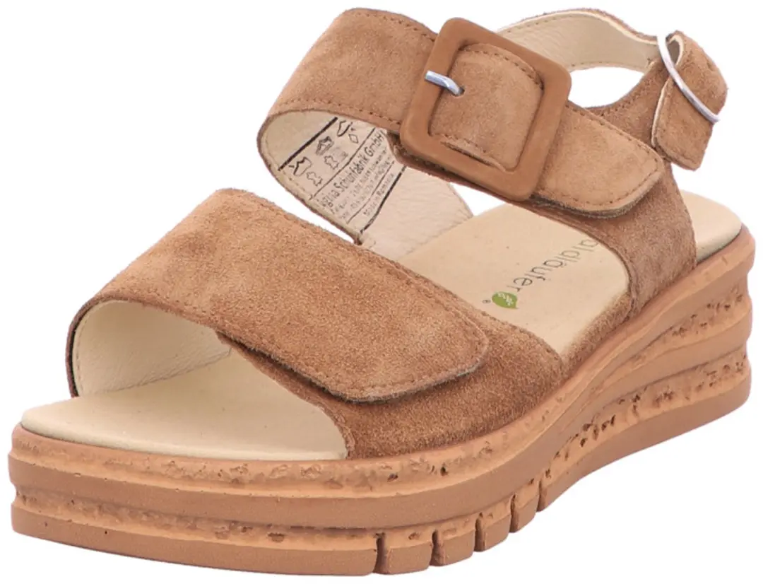 Waldläufer dames slippers bruin maat 37.5
