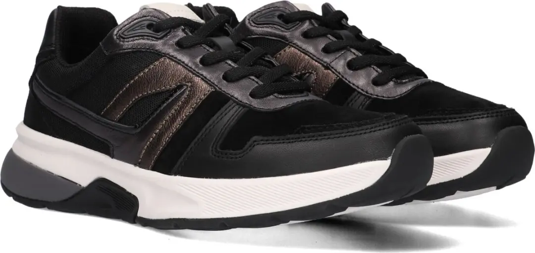 Gabor 845.1 Sneakers - Leer - Dames - Zwart - Maat 43