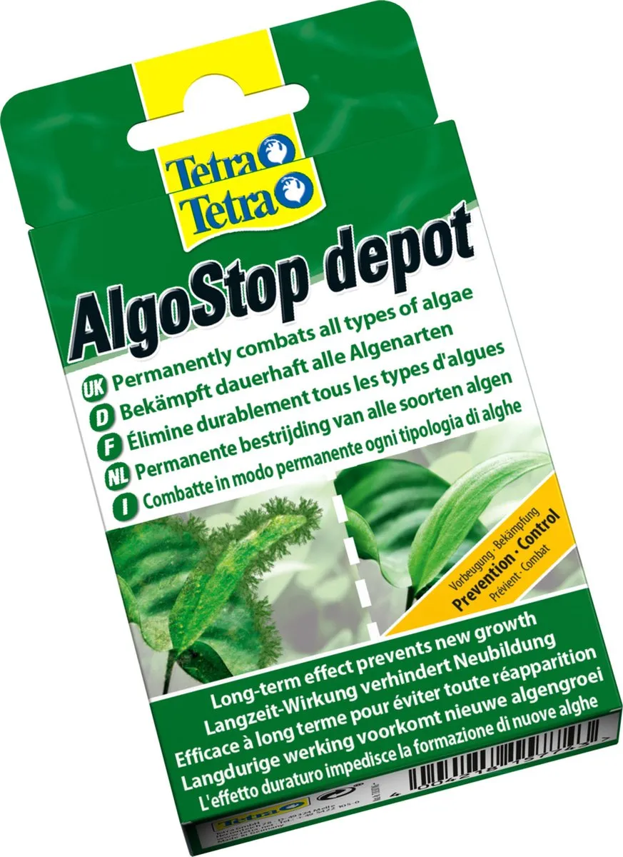 Tetra Aqua Algostop Depot Algenmiddel - 12 Tabletten