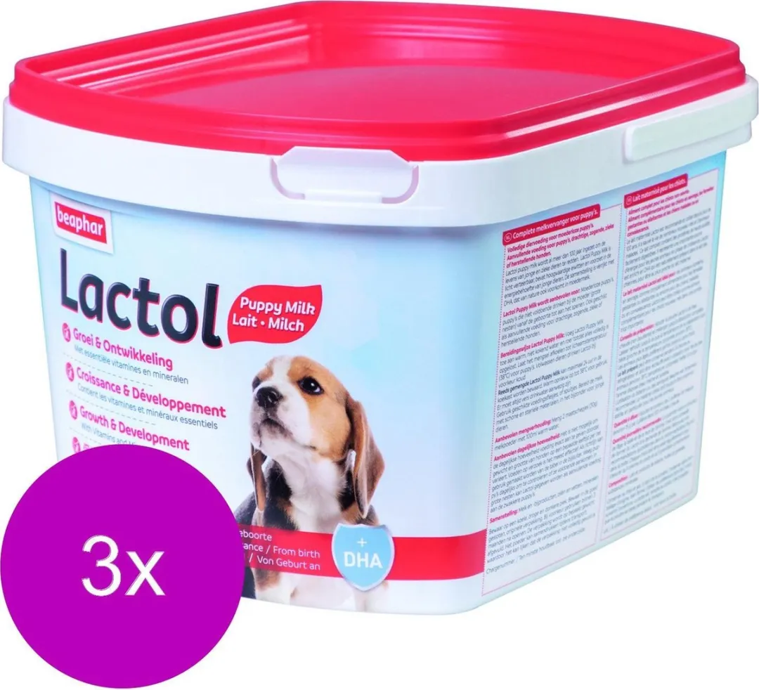 Beaphar Lactol Melk Puppy 250g - 3 Stuks
