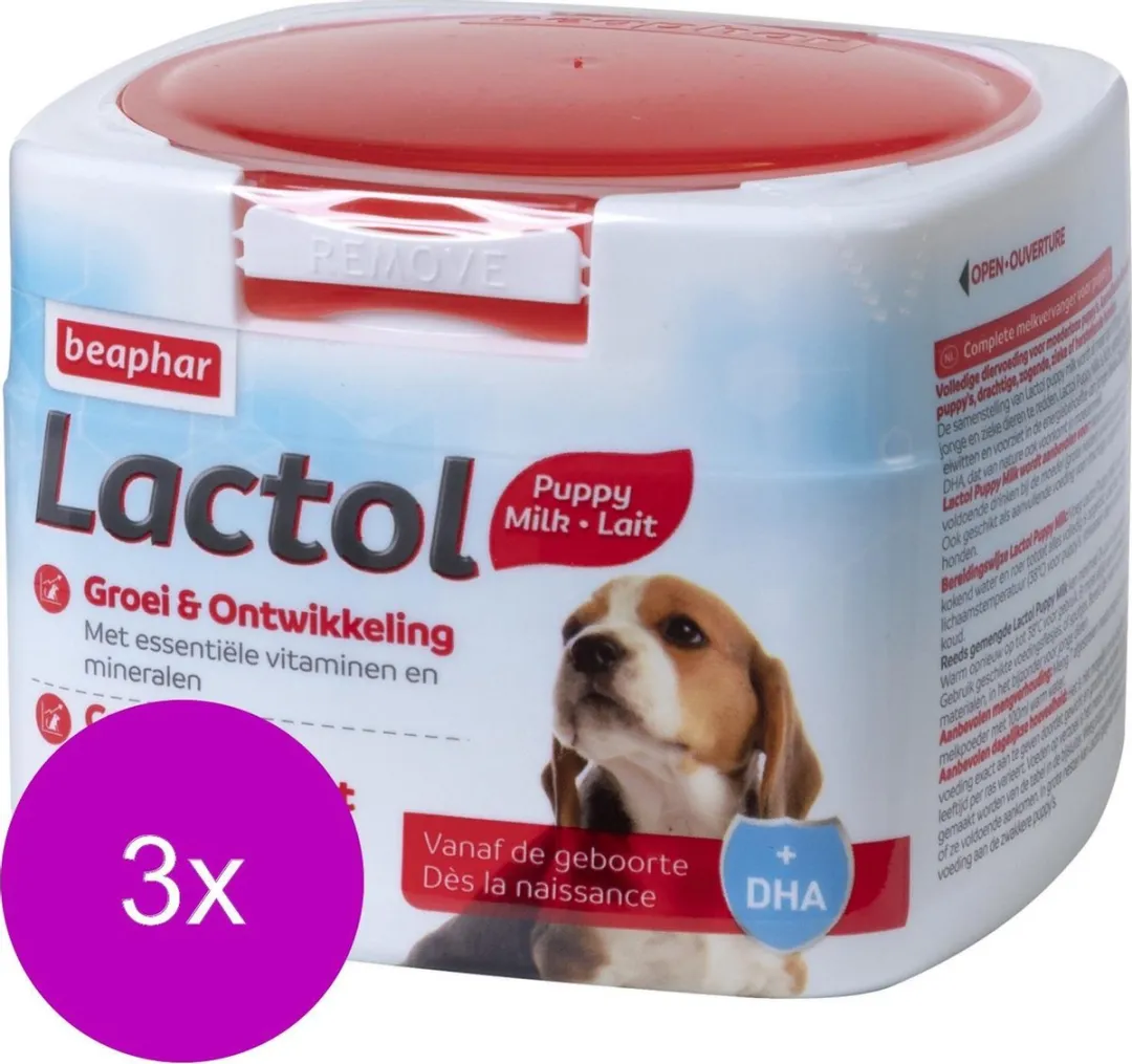 Beaphar Lactol Melk Puppy 250g - 3 Stuks - afbeelding 6 van 6