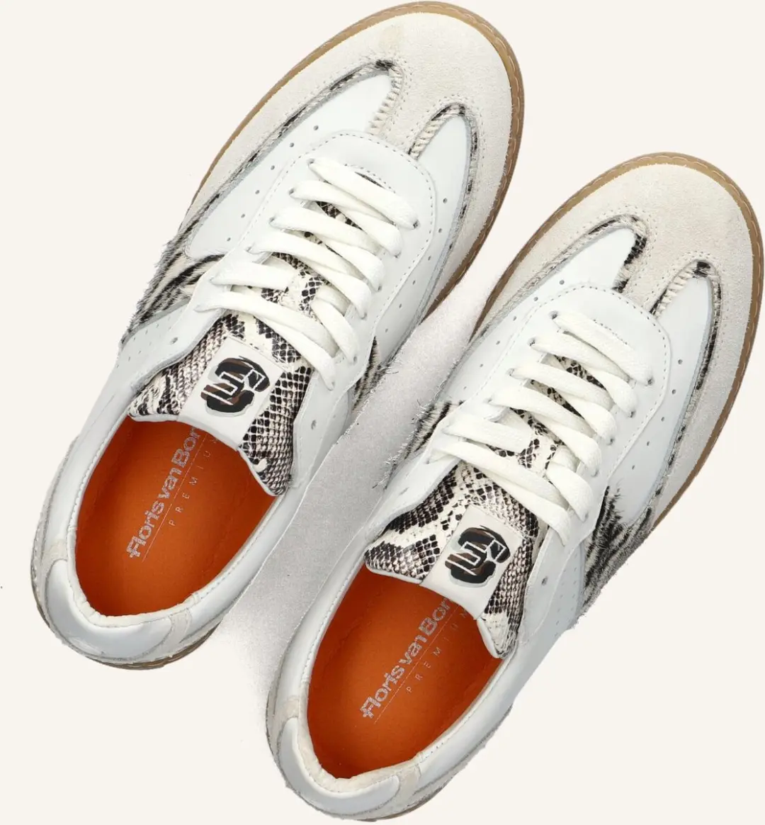 Floris van Bommel Minni SFW-10169 Dames Sneakers - Wit - afbeelding 4 van 6