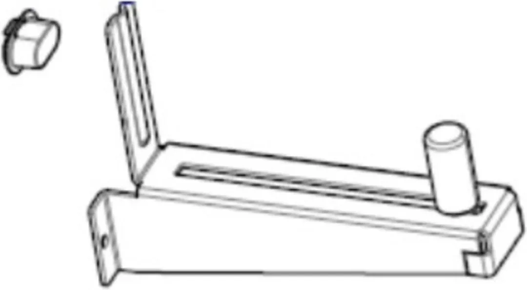 Zebra P1058930-086 Core Media Hanger - 1'' - Zwart