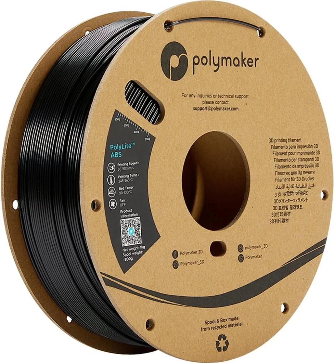 Polymaker PolyLite ABS Geurarm Filament 1.75mm 1000g