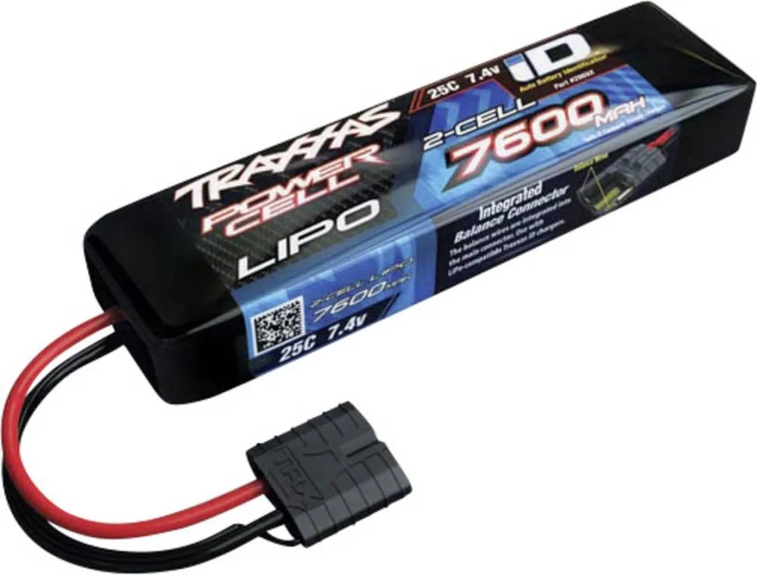 Traxxas LiPo Accupack 7.4V 7600mAh 2S 25C Softcase