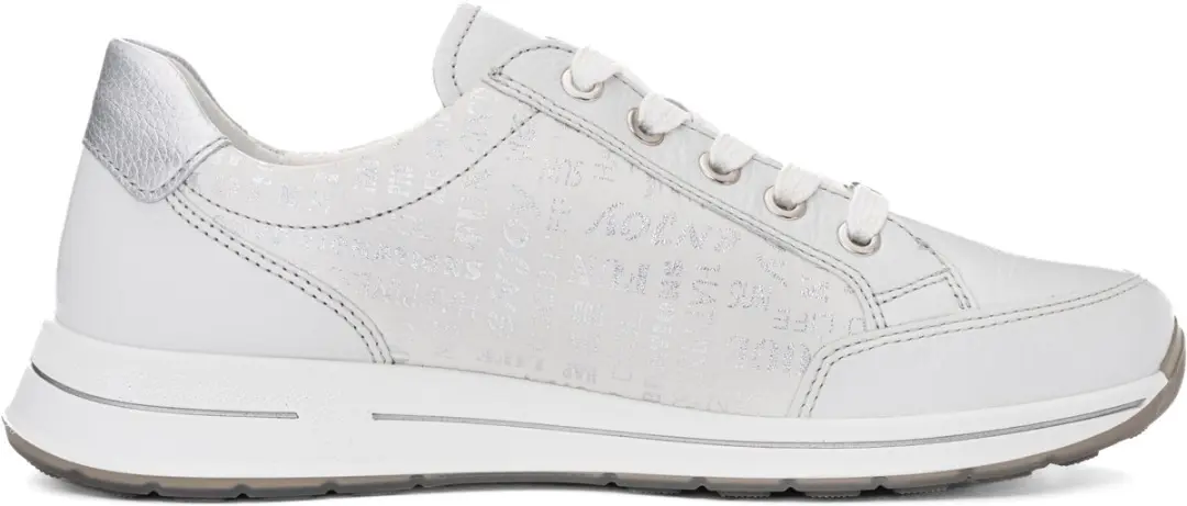 ara dames sneakers zilver maat 38