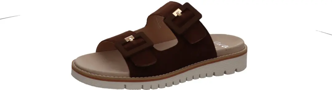 ara dames slippers bruin maat 43