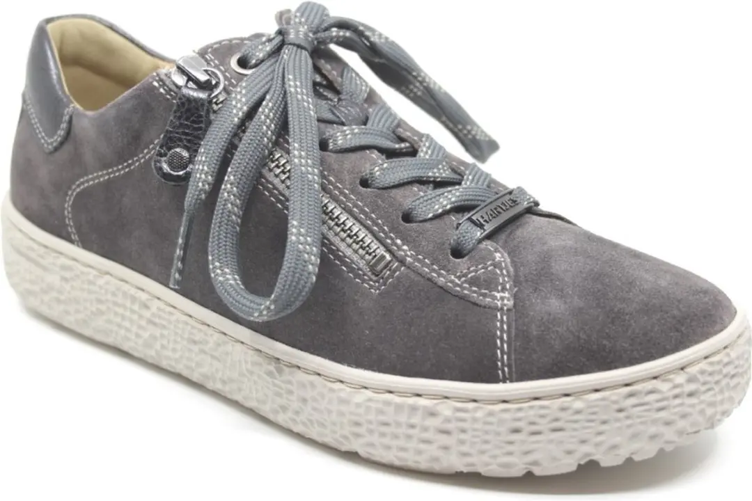 Hartjes, 162.1401/99 49.49, Grijze sneaker wijdte H
