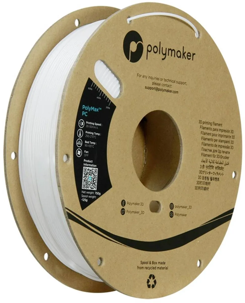 Polymaker Polymax Tough PC Filament 1.75mm 750g
