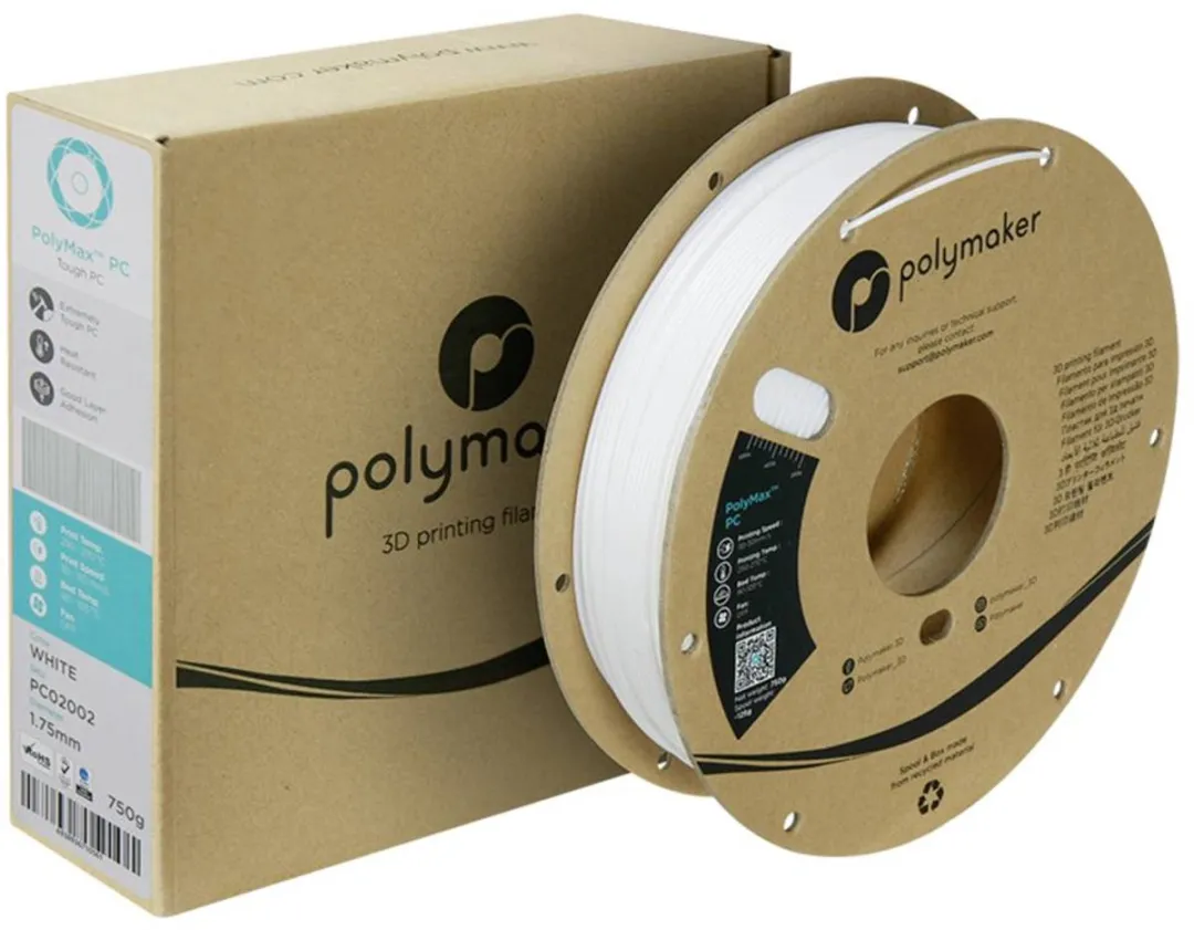 Polymaker Polymax Tough PC Filament 1.75mm 750g - Wit