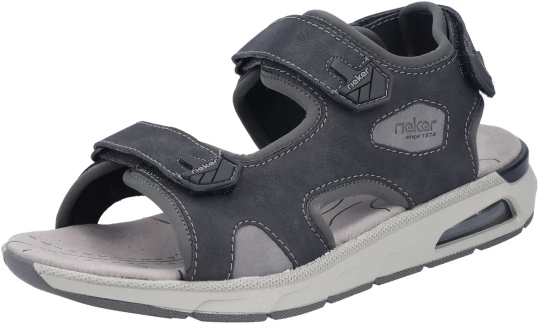 Rieker heren sandalen zwart maat 44