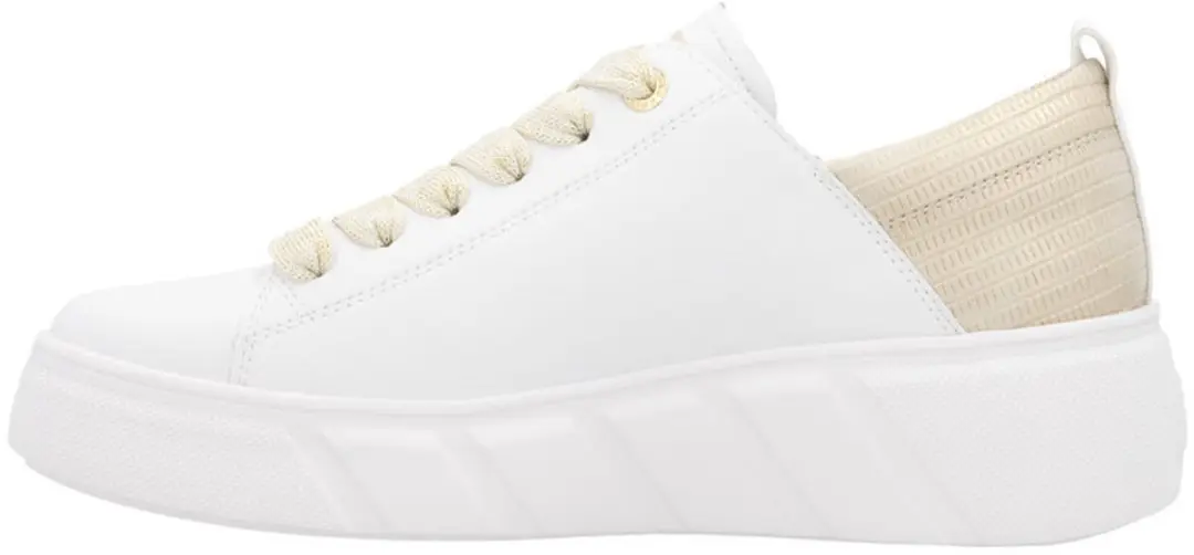 RIEKER W2602-81 Sneaker wit maat 38
