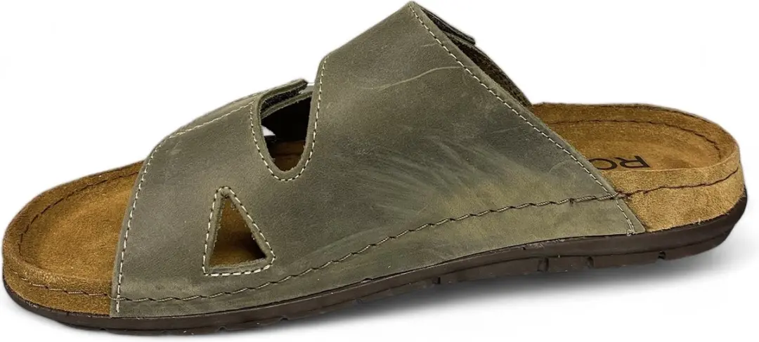 Rohde Heren Slippers Slides - Groen - Maat 46 - afbeelding 2 van 6