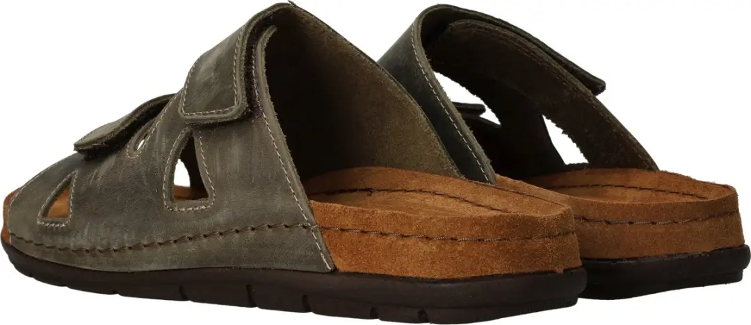 Rohde Heren Slippers Slides - Groen - Maat 46 - afbeelding 6 van 6
