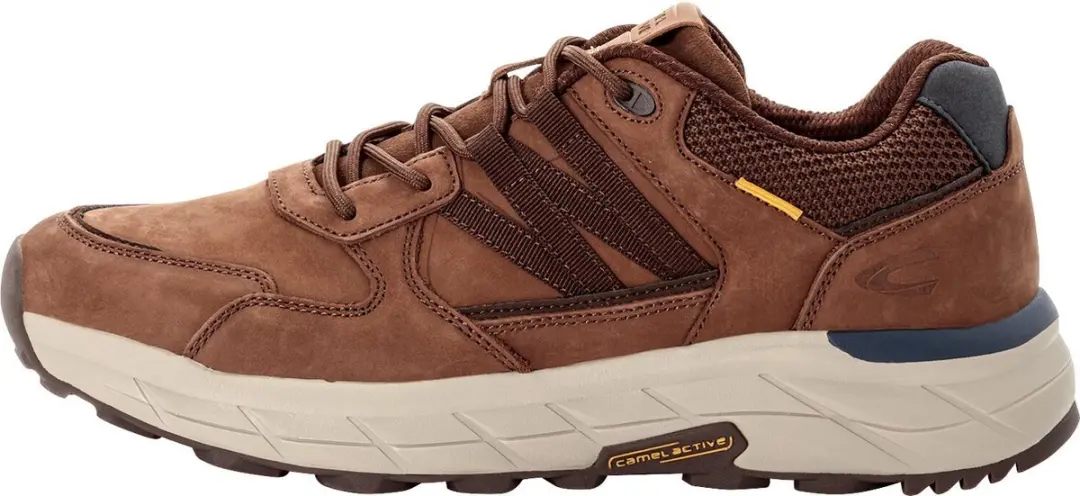 camel active CROSS COUNTRY Sneakers met nubuckleren afwerking