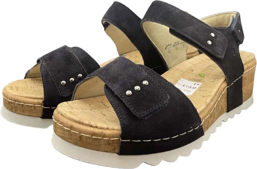 Waldläufer dames sandalen zwart maat 40.5