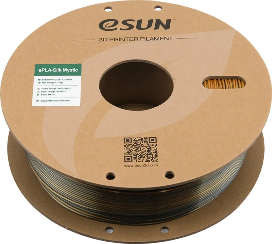 ESUN ePLA-Silk-Mystic Goud Groen Zwart Filament 1kg - 1.75mm