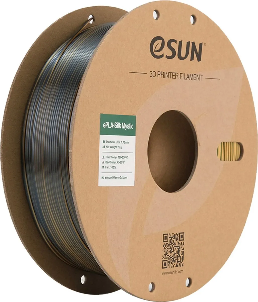 ESUN ePLA-Silk-Mystic Goud Groen Zwart Filament 1kg - 1.75mm